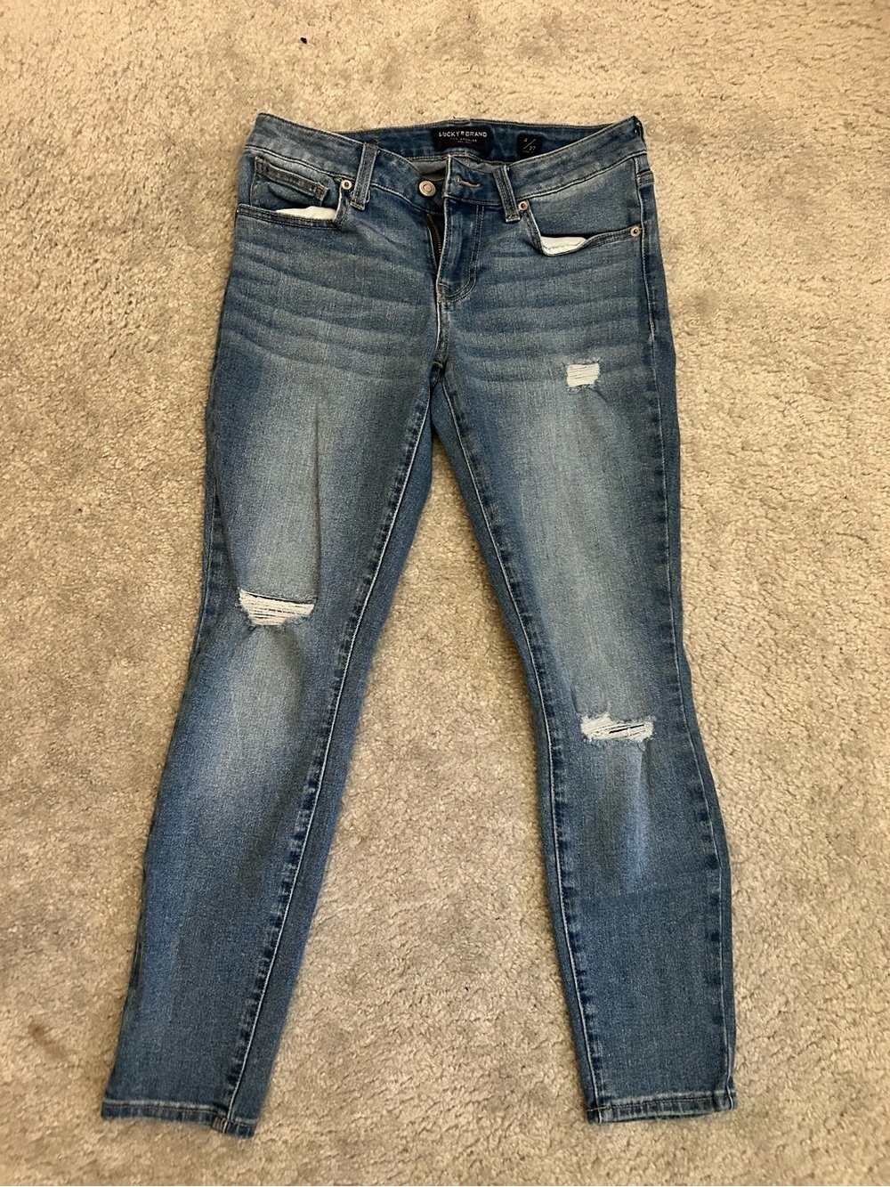Lucky Brand Women's Distressed Skinny Jeans - Lolita